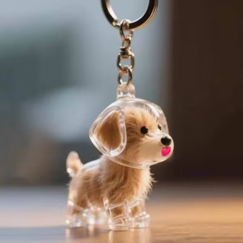 Memorial fur pendant in dog shape Bowlift