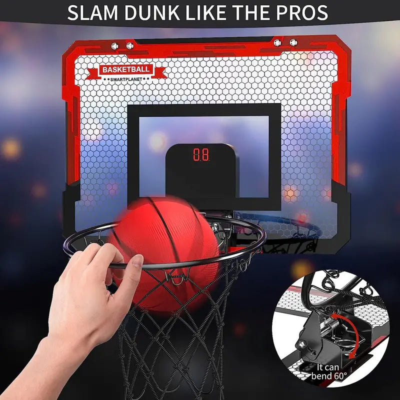 BowLift | Mini Basketball Frame with Electronic Scoreboard - BouncePro