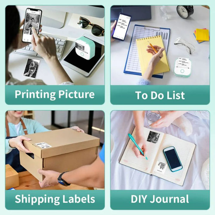 BowLift | Portable Mini Printer with Bluetooth and Inkless Thermal Printing