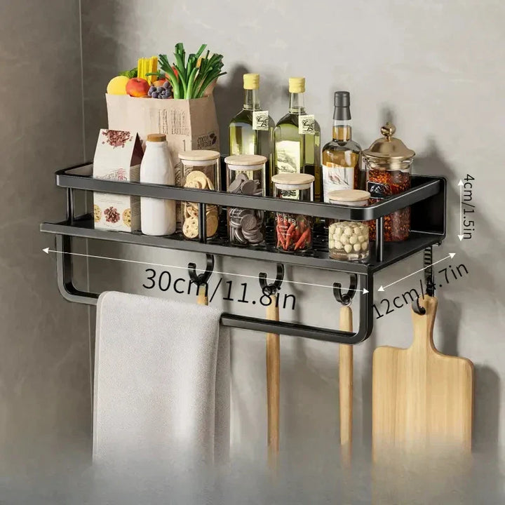 BowLift | Modern Black Kitchen Rack - MetroRack
