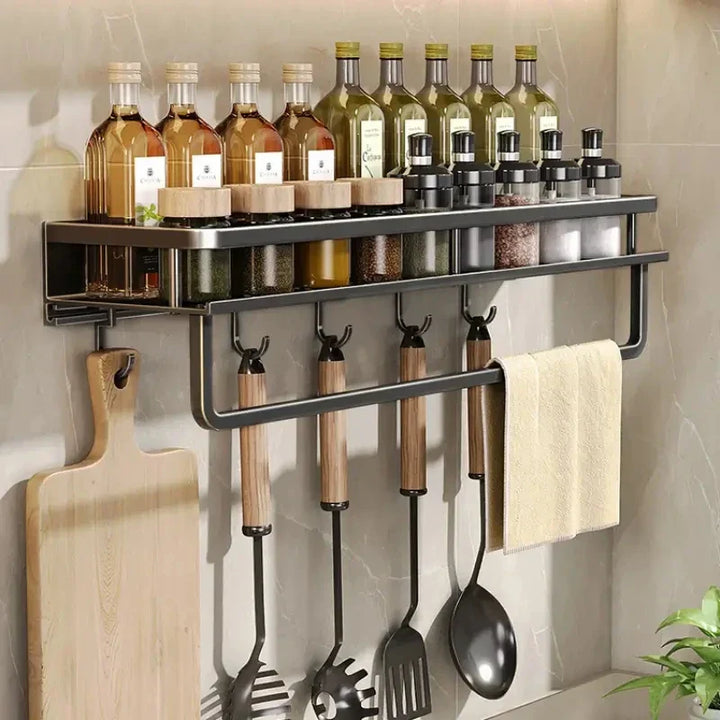 BowLift | Modern Black Kitchen Rack - MetroRack
