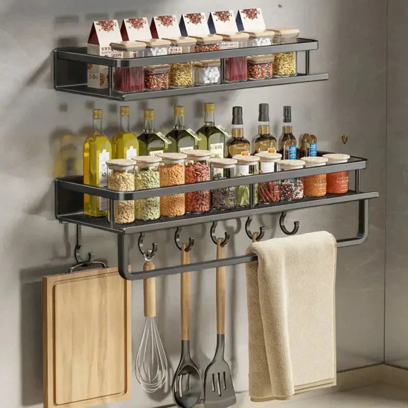 BowLift | Modern Black Kitchen Rack - MetroRack