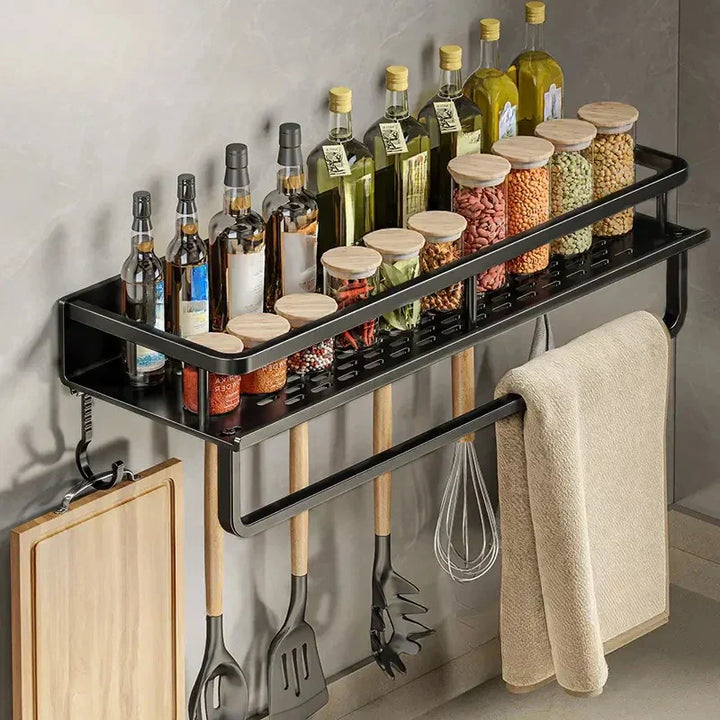 BowLift | Modern Black Kitchen Rack - MetroRack