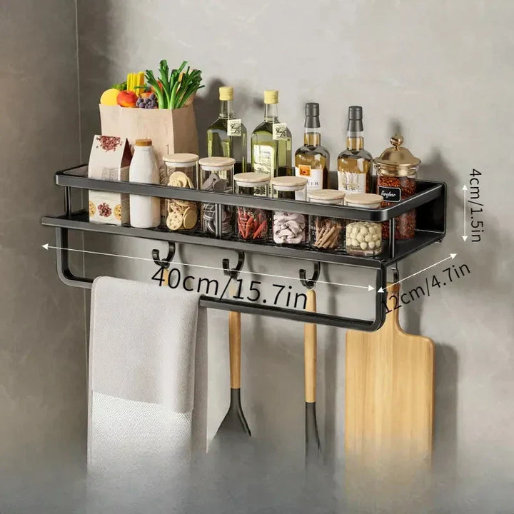 BowLift | Modern Black Kitchen Rack - MetroRack