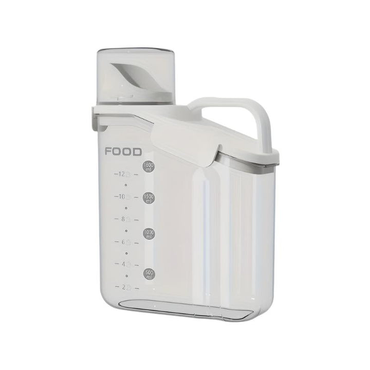 Moisture-Proof Pet Food Container with Measuring Cup - FreshBite Bowlift
