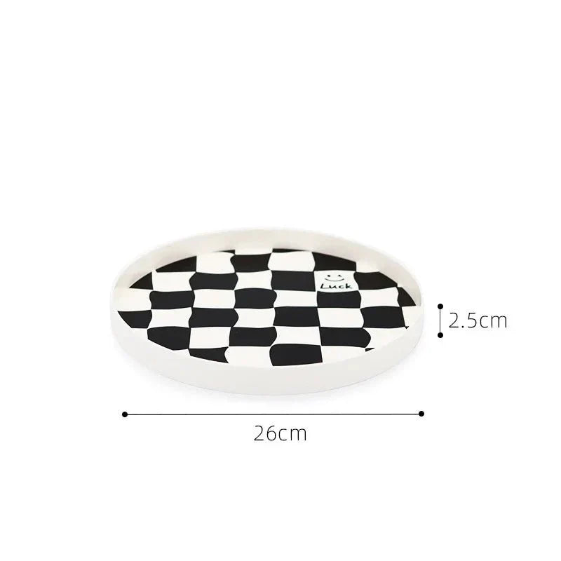 BowLift | Monochrome Chessboard Storage Tray