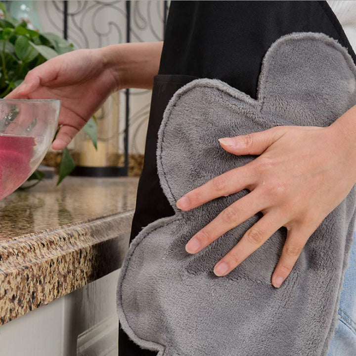 BowLift | Kitchen Apron with Hand Wipers