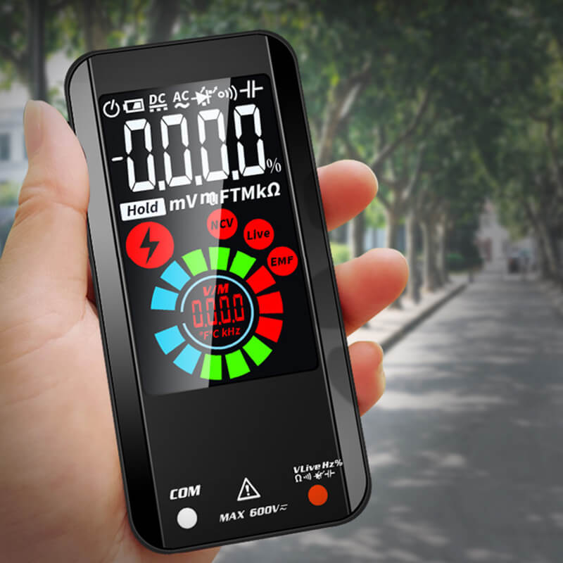 BowLift | Fully Automatic Smart Digital Multimeter – High-Precision Tester for Voltage, Current & Resistance