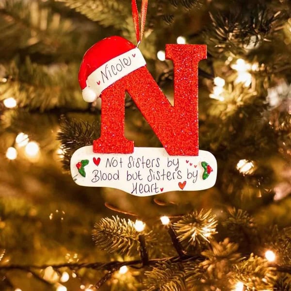 BowLift | Personalized Christmas 24 Letters Ornaments