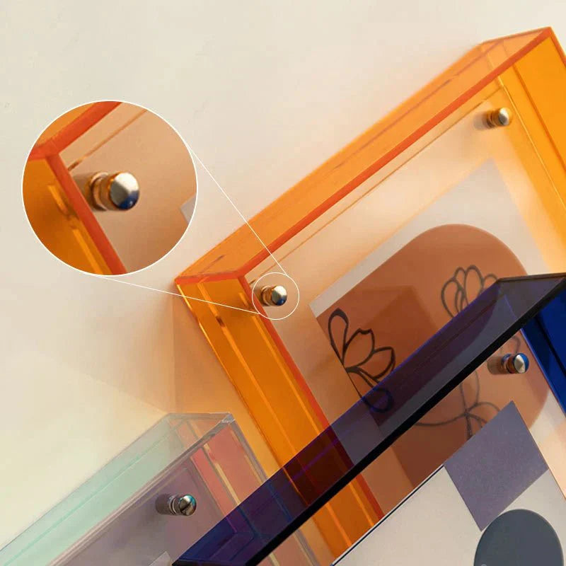 BowLift | Neon Acrylic Floating Picture Frame
