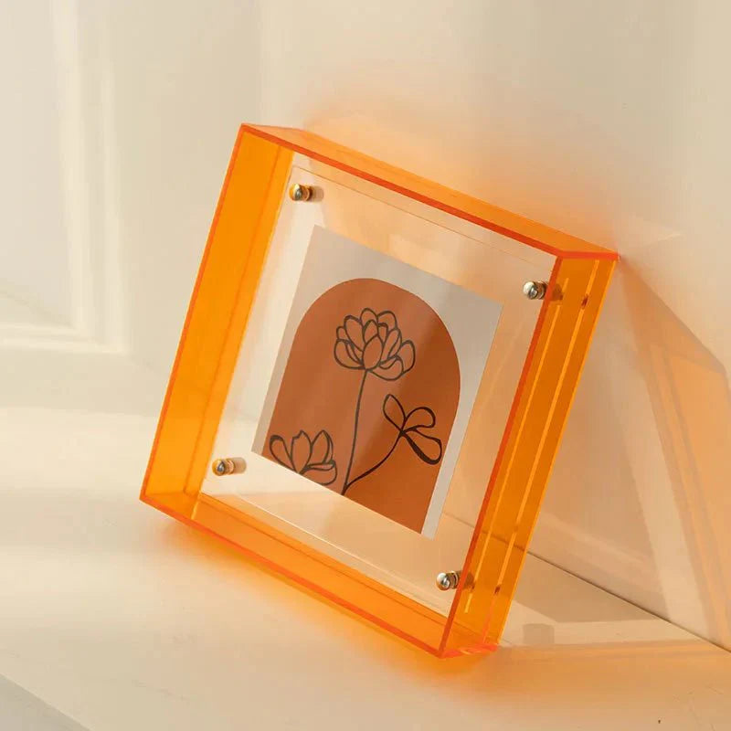 BowLift | Neon Acrylic Floating Picture Frame
