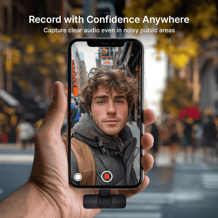 BowLift | Mini Wireless Lavalier Micophone | For Content Creators & Video Recording