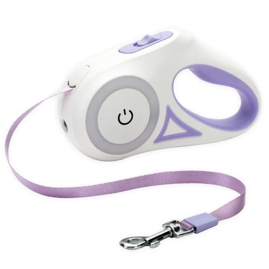 BowLift | LED Light Retractable Dog Leash with Light