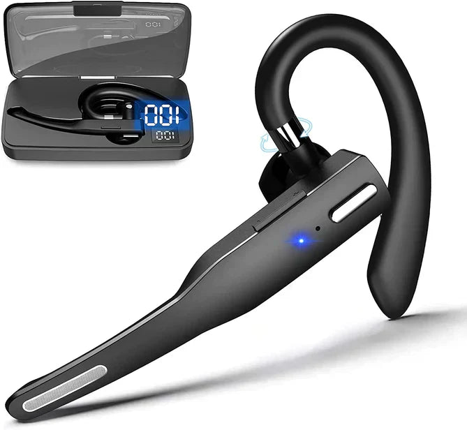 BowLift | Trucker Dual Mic Wireless Bluetooth 5.1 Noise Cancelling Headset & Earbuds