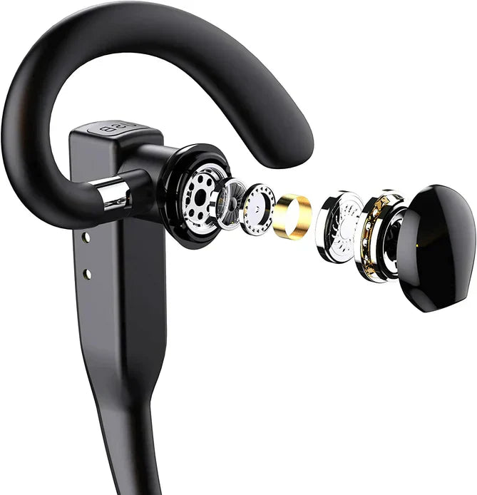 BowLift | Trucker Dual Mic Wireless Bluetooth 5.1 Noise Cancelling Headset & Earbuds