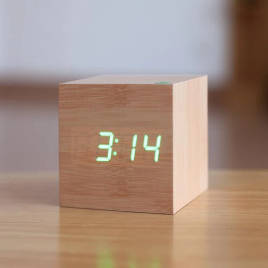 BowLift | Modern Digital Wood Clock