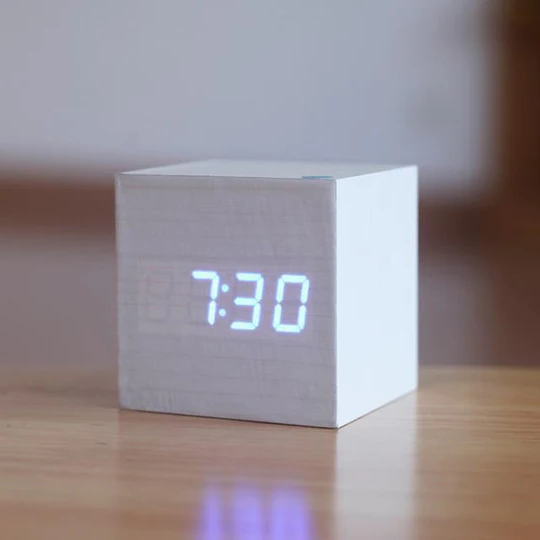 BowLift | Modern Digital Wood Clock