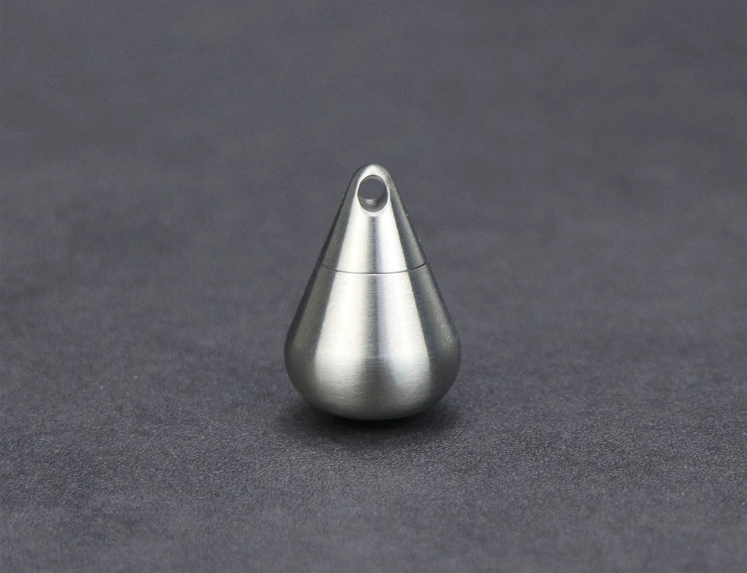 BowLift | Titanium Droplet Mini Pill Box - Waterproof Travel Case
