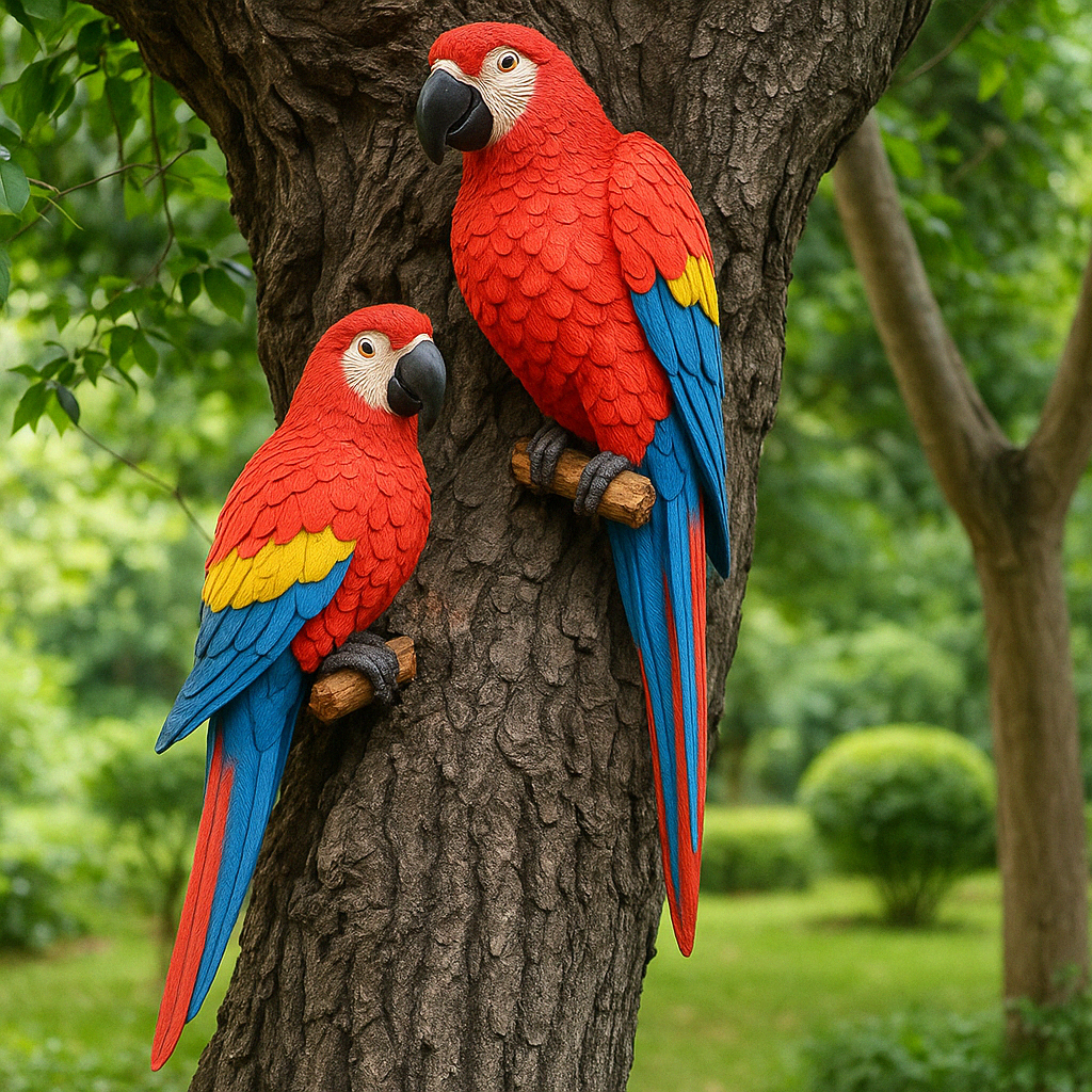 BowLift | Tropical Vibe Parrot Tree Decor