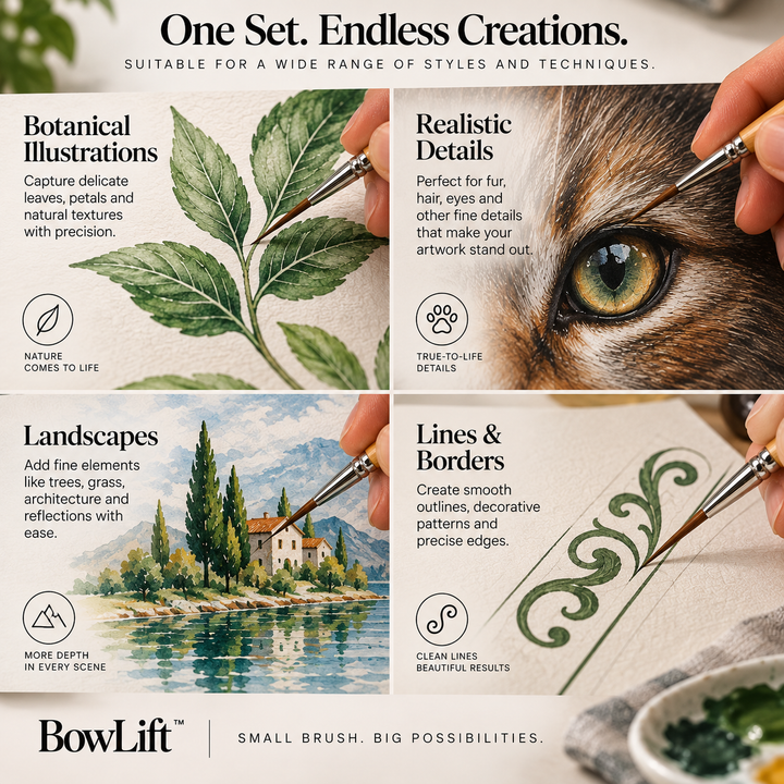 BowLift | Long Liner Detail Brush Set