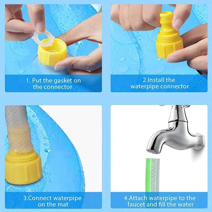 BowLift | SPLASHZONE – Interactive Water Pad for Dogs with Sprinkler Cooling Fun