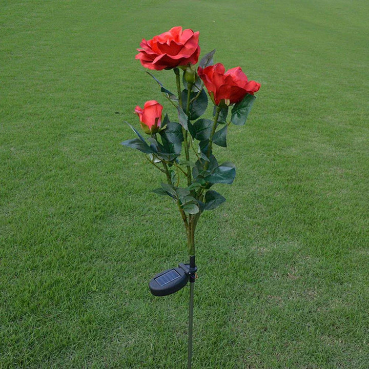 BowLift | Solar-powered rose lights – garden stakes with solar panel for decorative lighting