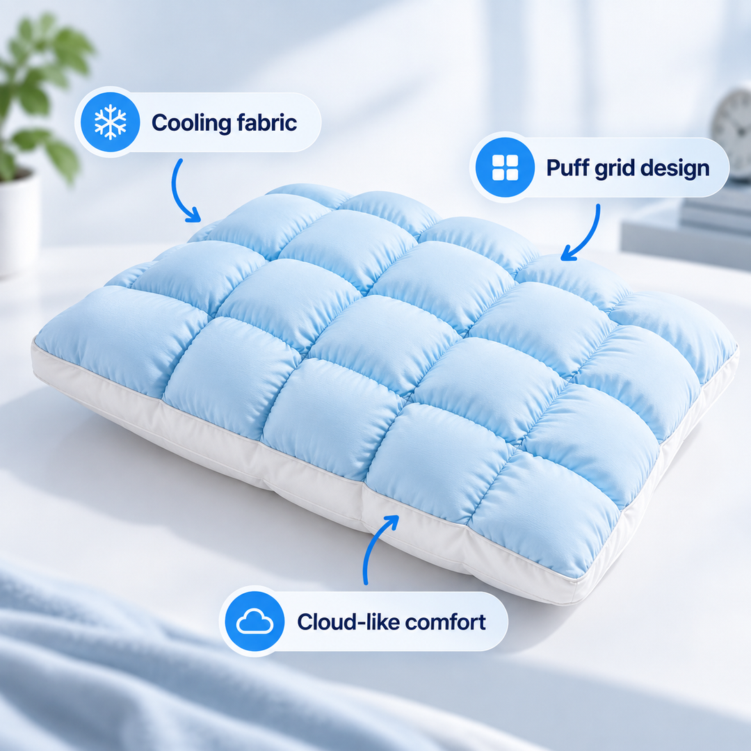BowLift | CloudCool Pillow – Cooling & Extra Fluffy