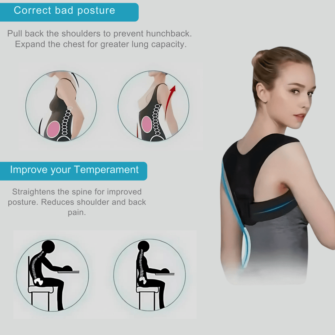 BowLift | POSTUREFIT – Adjustable Posture Corrector for Better Alignment & Comfort