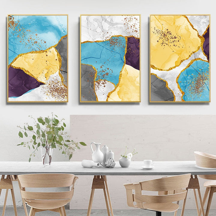 Marble Posters And Prints - Canvas Wall Art Painting | Bowlift
