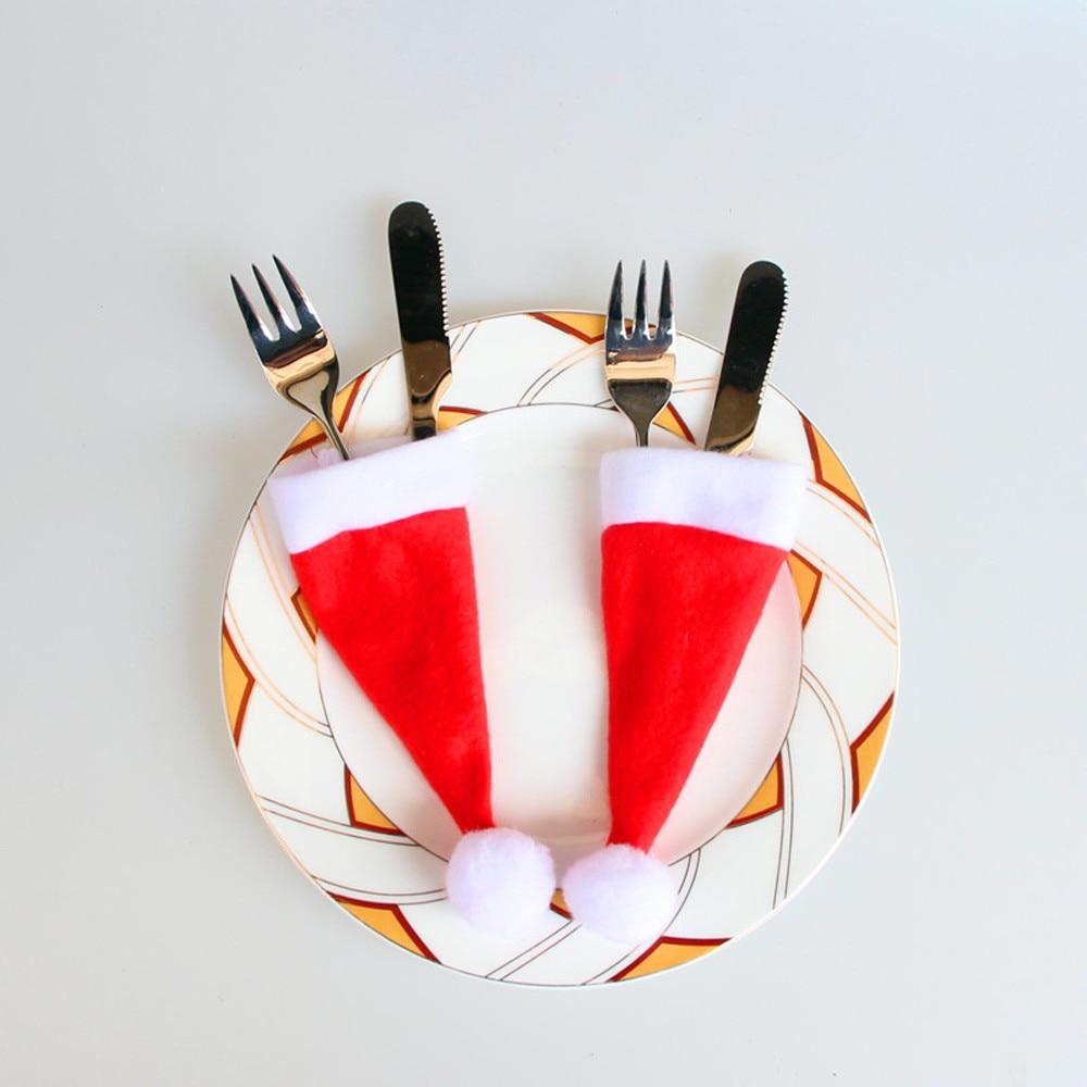 Santa Hat Cutlery Pocket | Bowlift