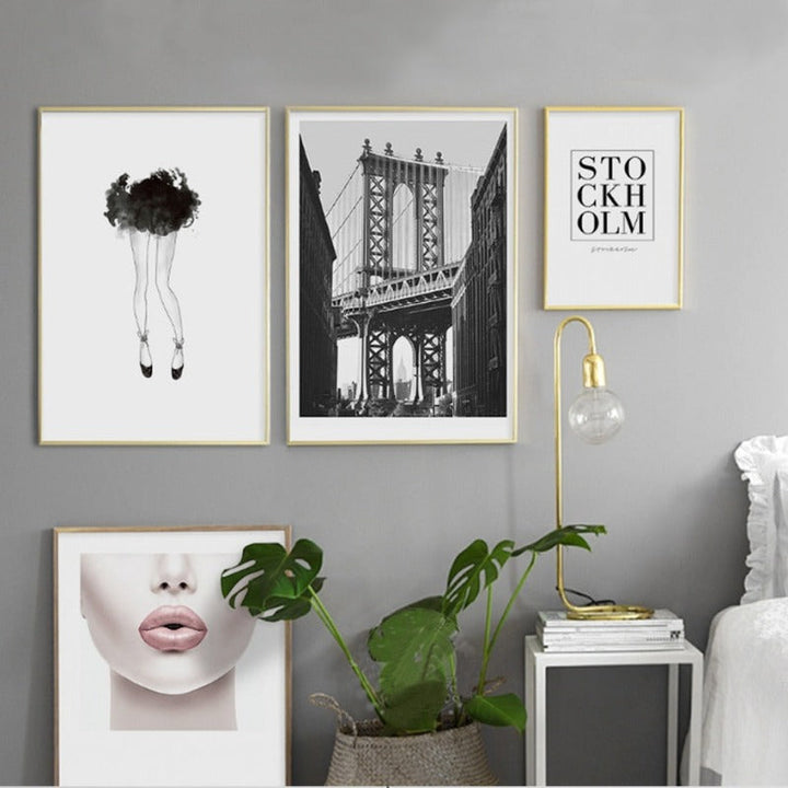 Minimalist Fashion - Canvas Wall Art Painting | Bowlift