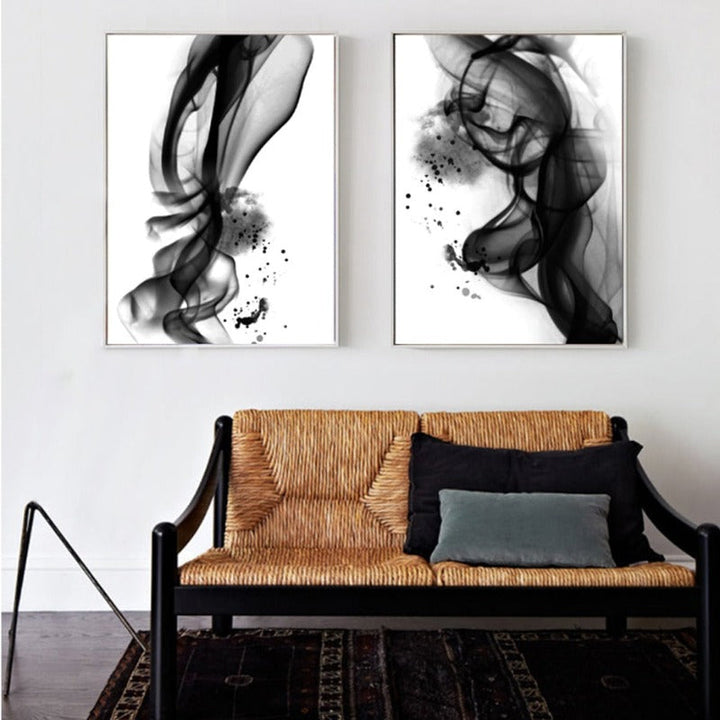 Smoke Up - Canvas Wall Art Painting | Bowlift