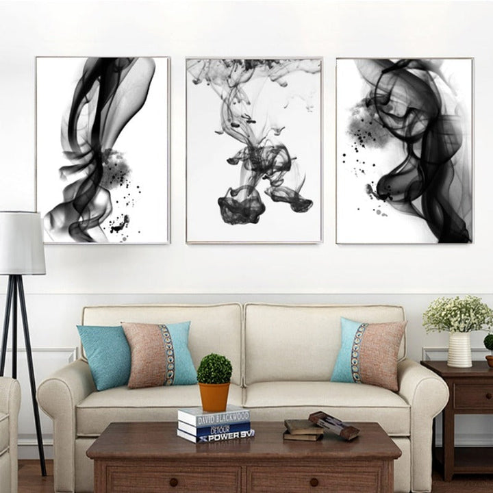 Smoke Up - Canvas Wall Art Painting | Bowlift