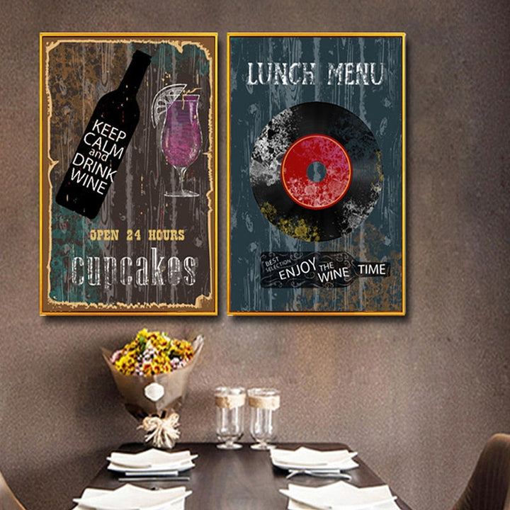 Wine Posters - Canvas Wall Art Painting | Bowlift