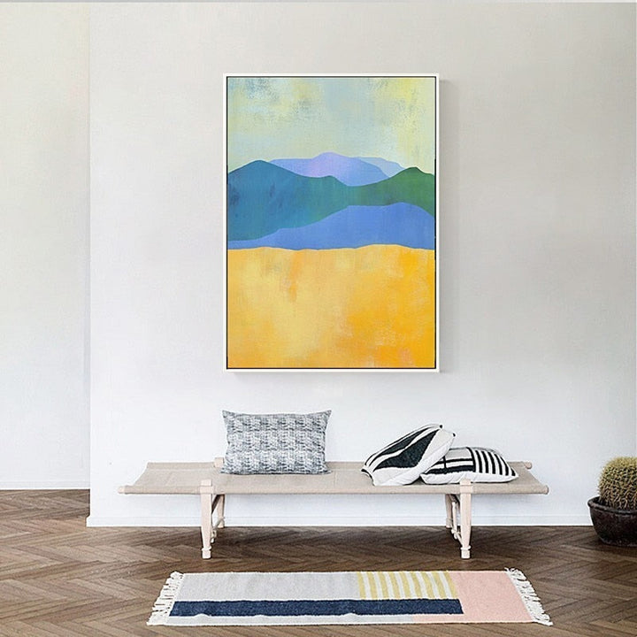 Vivid Mountains - Canvas Wall Art Painting | Bowlift