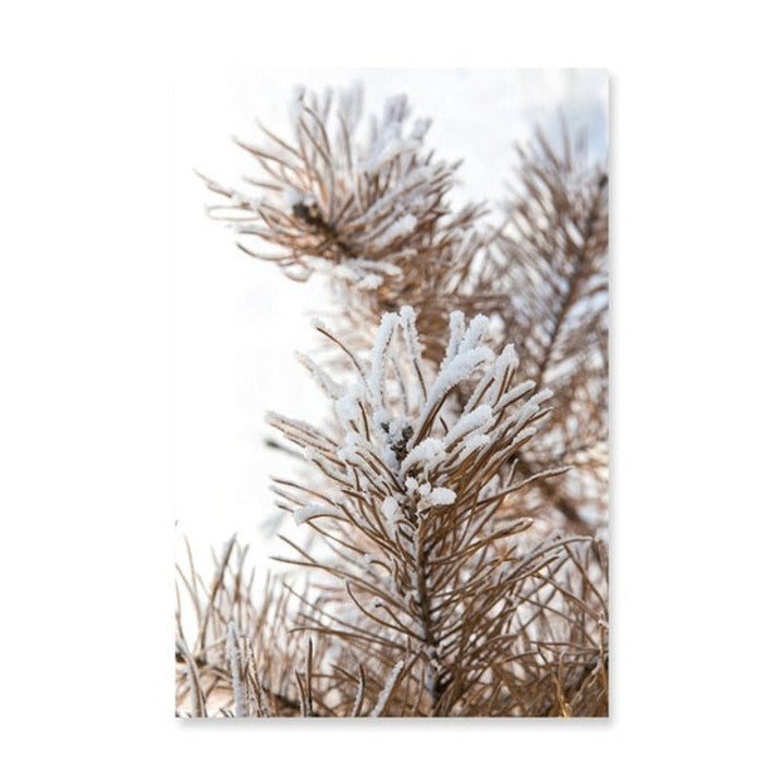 Modern Dried Flowers - Canvas Wall Art Painting | Bowlift