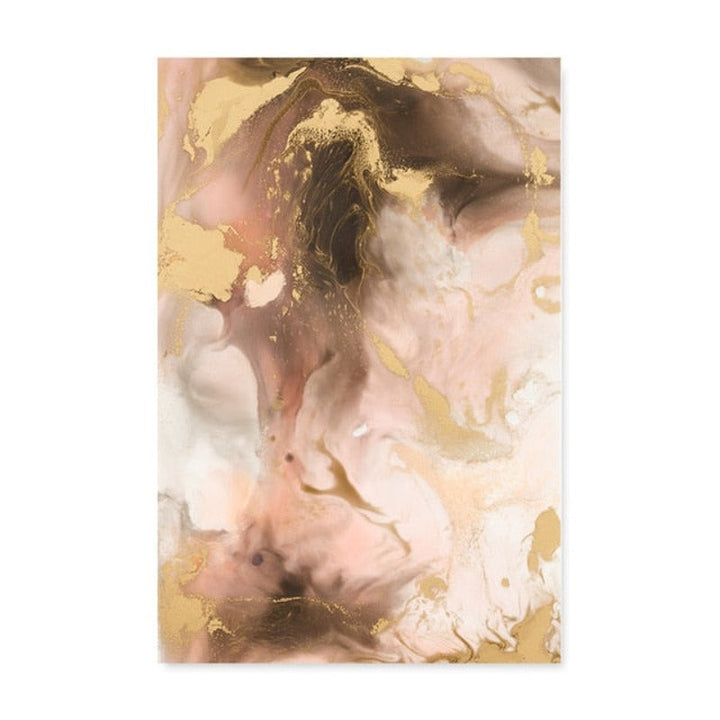 Modern Dried Flowers - Canvas Wall Art Painting | Bowlift