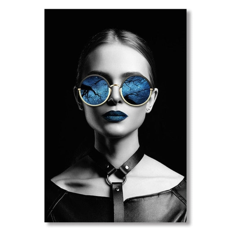 Women’s Figure Wall Art - Canvas Wall Art Painting Black-and-White Canvas Print