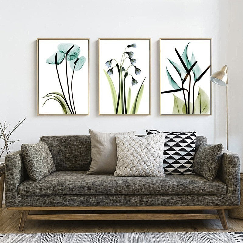 Spring Leaves - Canvas Wall Art Painting | Bowlift