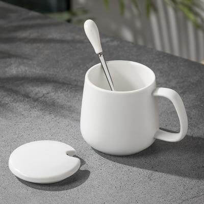 BowLift | Elegant Marble Ceramic Coffee Mug Gift Set