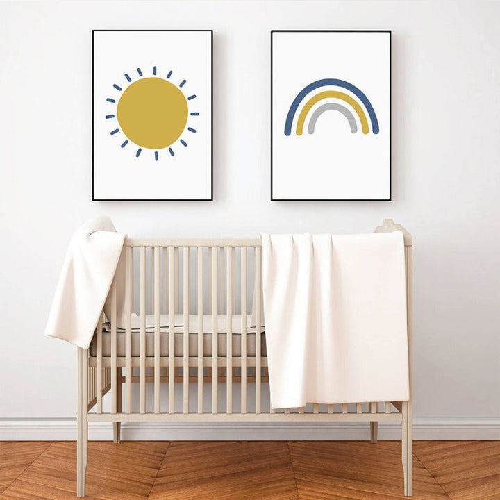 Sunny Rainbow - Canvas Wall Art Painting | Bowlift