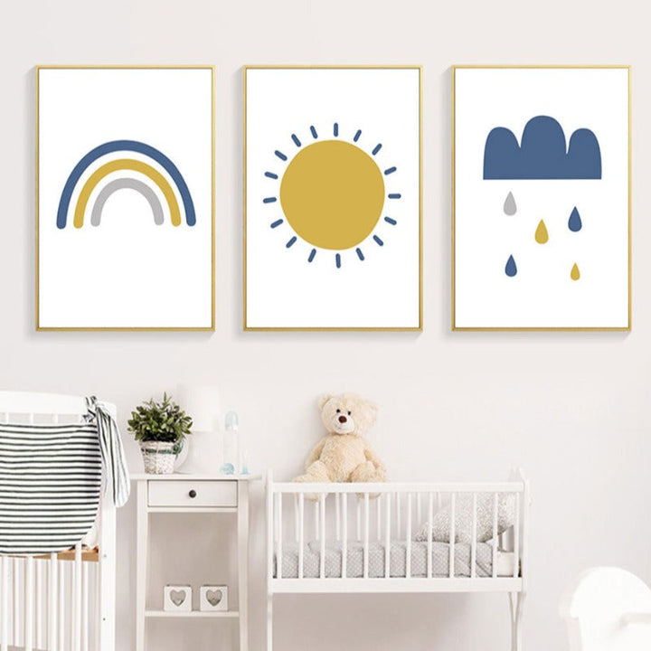 Sunny Rainbow - Canvas Wall Art Painting | Bowlift