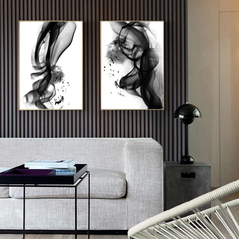 Smoke Up - Canvas Wall Art Painting | Bowlift