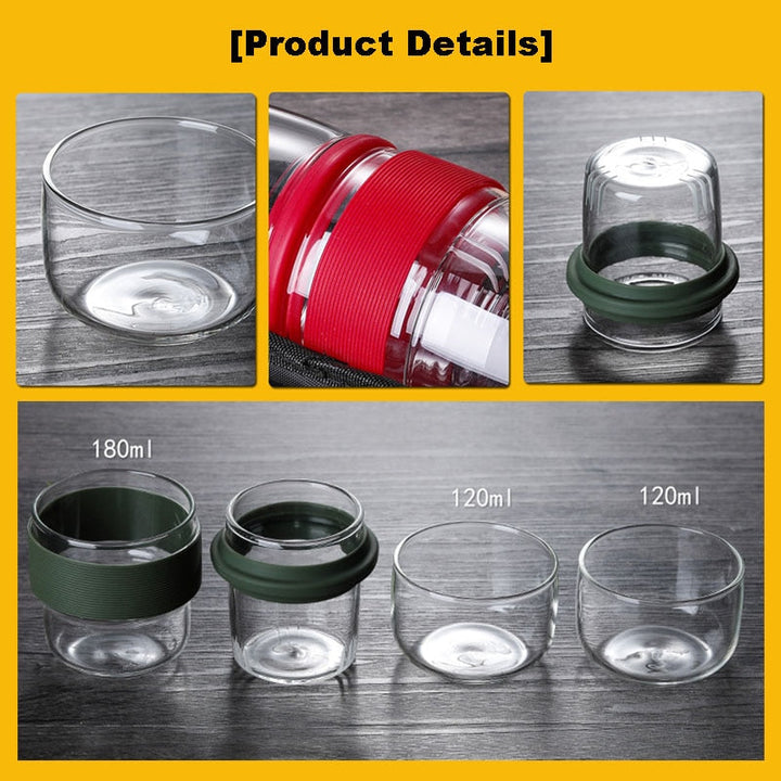 BowLift | Mini Pocket Heat-resistant Travel Teapot