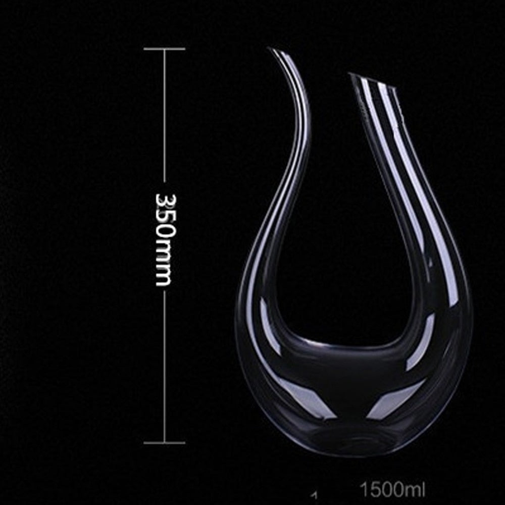 BowLift | Handmade Crystal Unique Wine Decanter