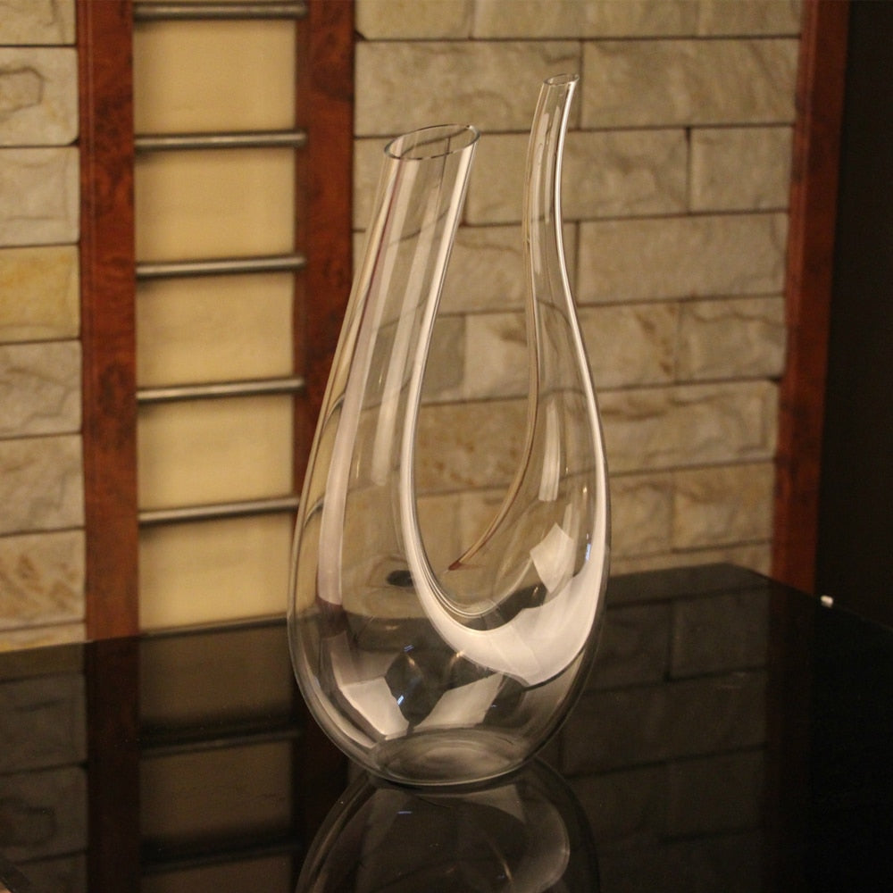 BowLift | Handmade Crystal Unique Wine Decanter