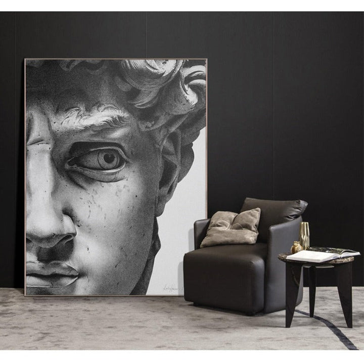 Vintage David Plaster - Canvas Wall Art Painting | Bowlift