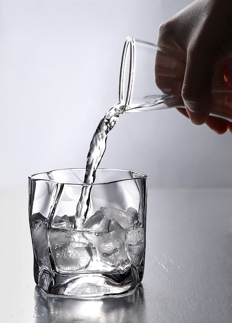 BowLift | Distorted Texture Whisky Glass Set