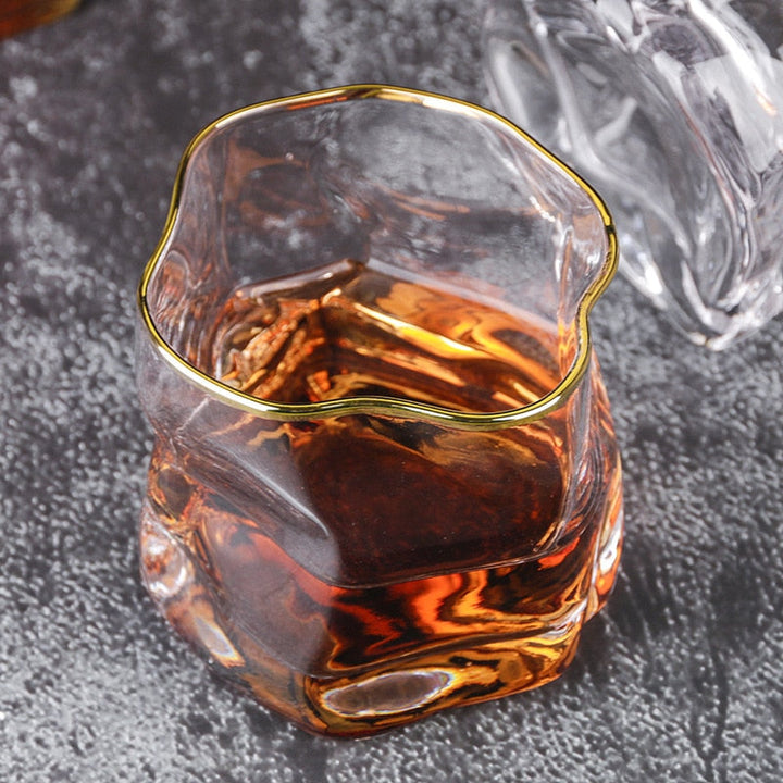 BowLift | Distorted Texture Whisky Glass Set