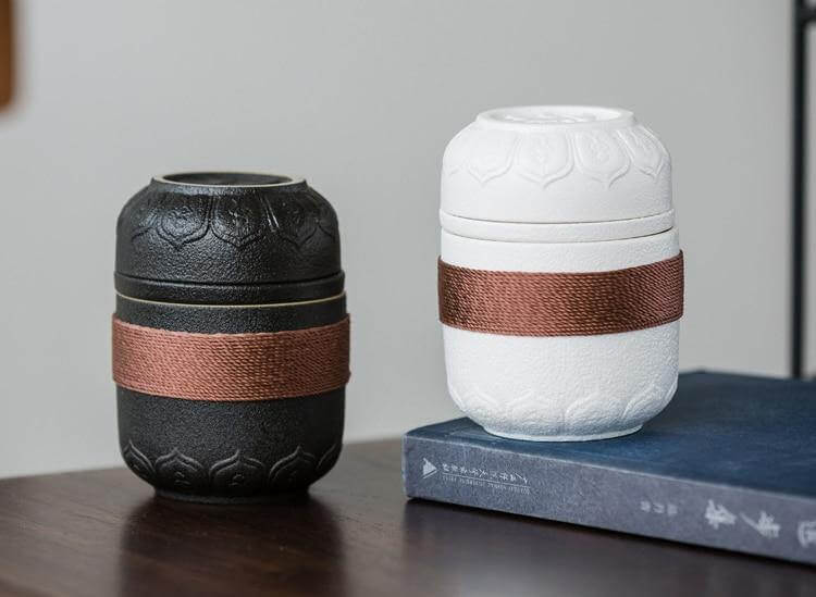 BowLift | Portable Chinese Kung Fu Ceramic Tea Mug